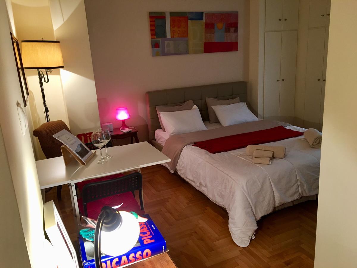 Elegant Studio In Kolonaki-Top Location! Athena Bagian luar foto